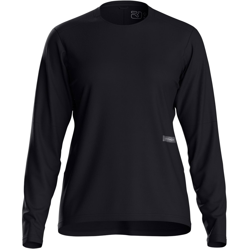ORTOVOX - Sequence Trail Longsleeve Damen black raven