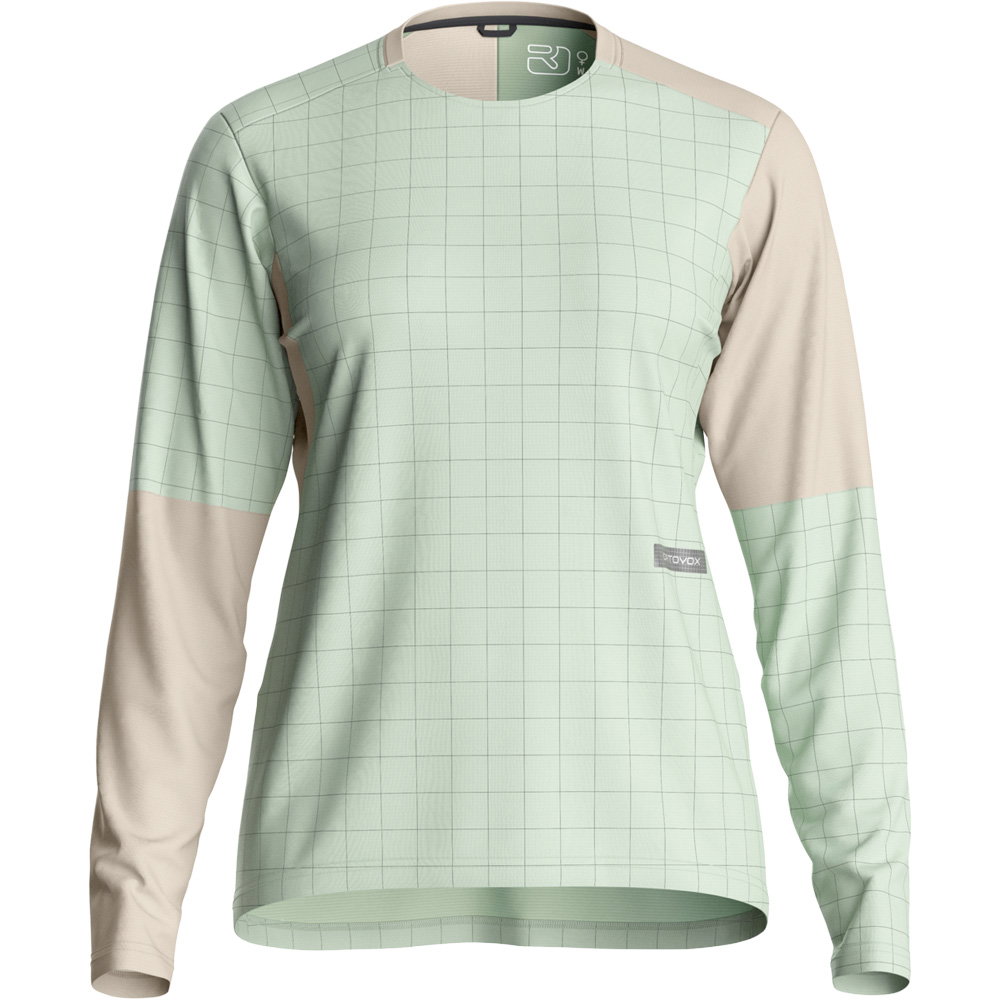 ORTOVOX - Sequence Trail Longsleeve Damen green acid