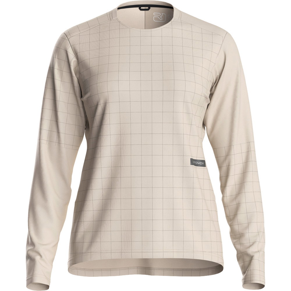 ORTOVOX - Sequence Trail Longsleeve Damen white tea