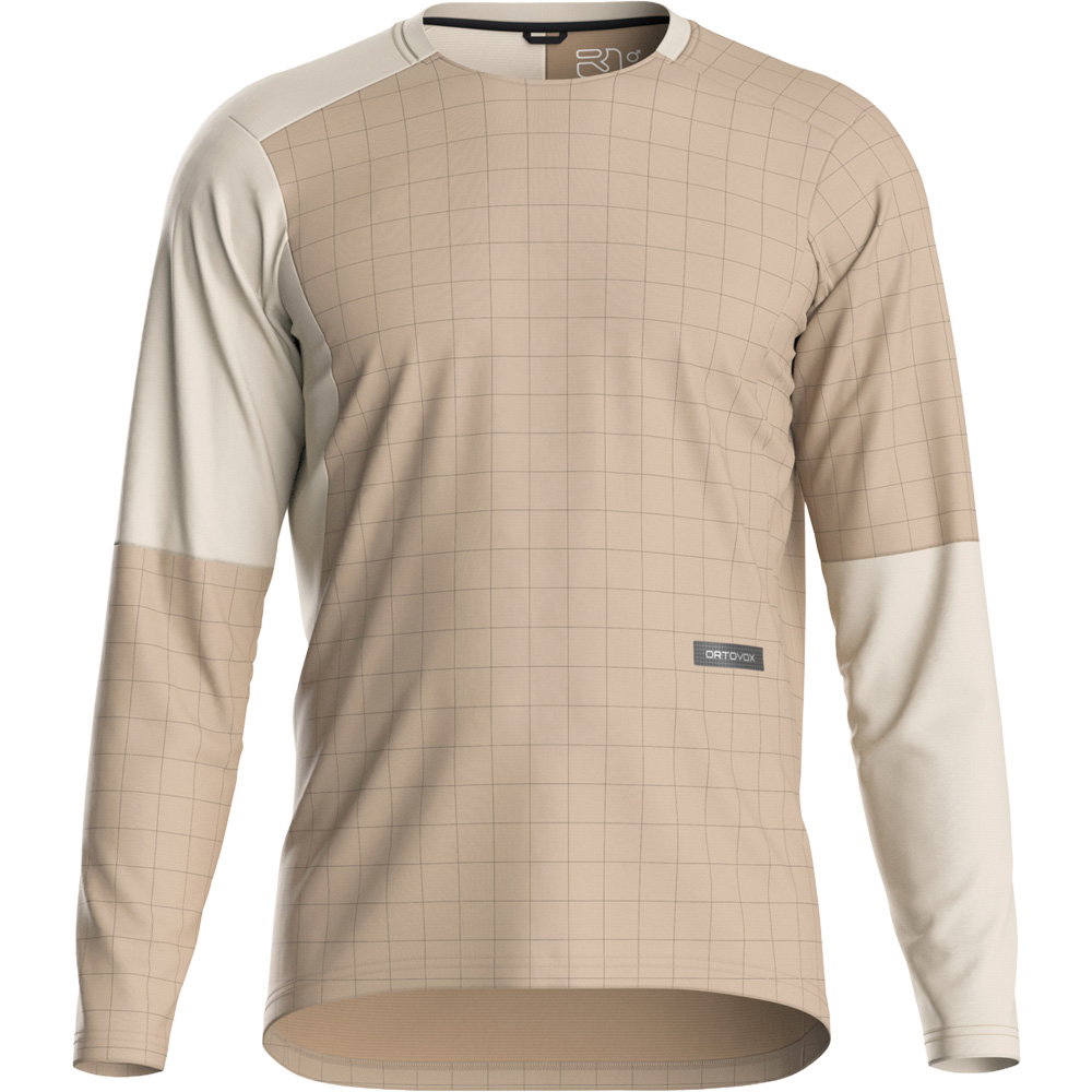 ORTOVOX - Sequence Trail Longsleeve Herren dark linen