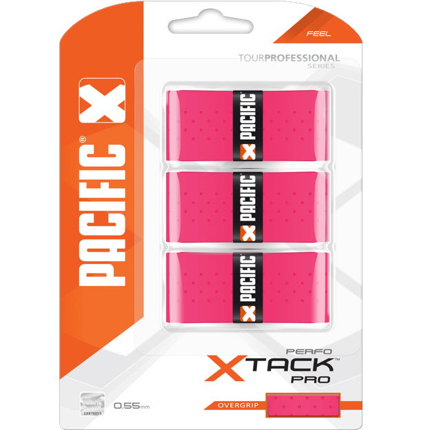 Pacific - X Tack PRO Perfo 0,55mm Griffbänder 3er Pack pink