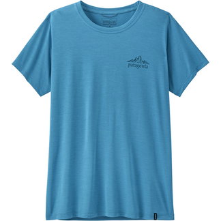 Patagonia - Cap Cool Daily Cloud Crag T-Shirt Damen shore blue