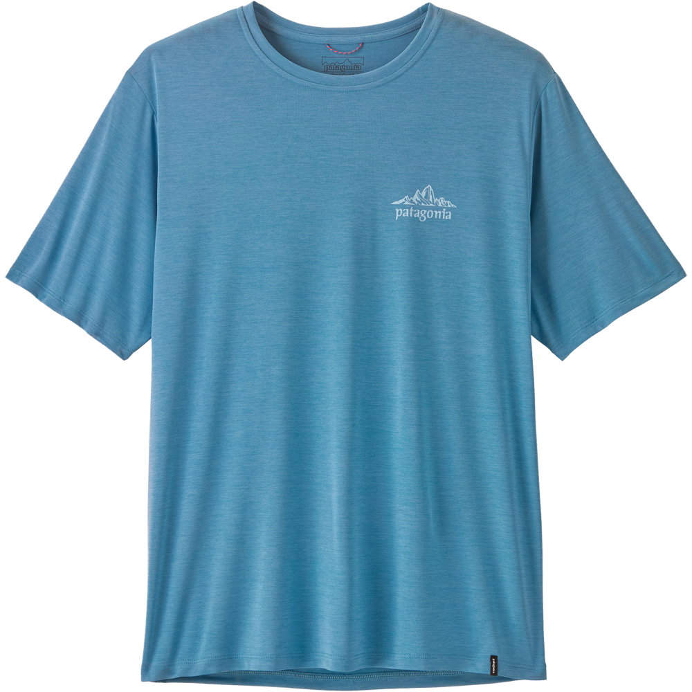 Patagonia - Cap Cool Daily Cloud Crag T-Shirt Herren shore blue