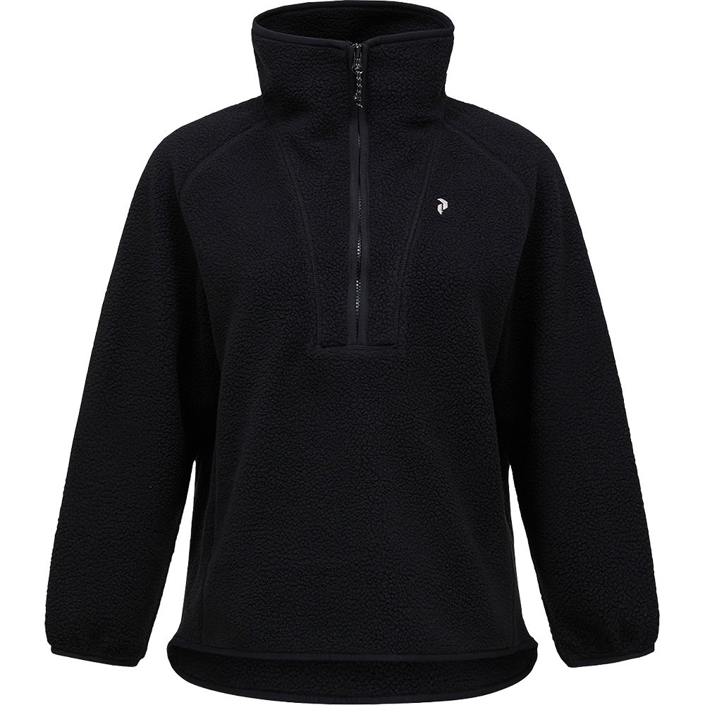 Peak Performance - Nature Rush Pile Half Zip Fleece Pullover Damen schwarz