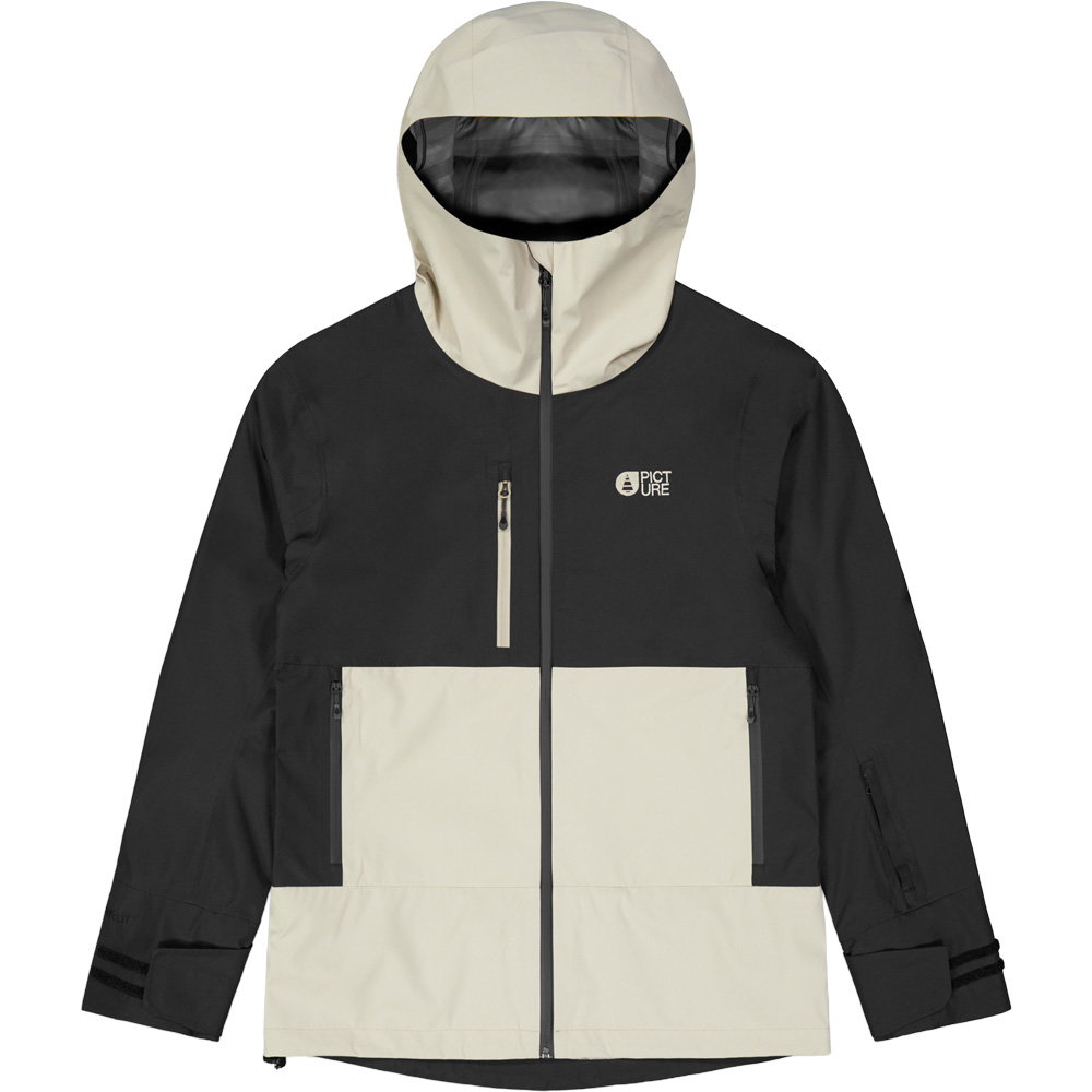 Picture - Broader 3L Hardshell-Skijacke Herren pure cashmere