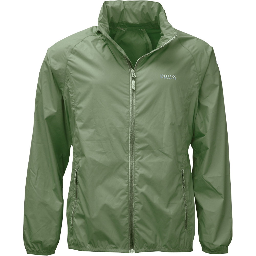 Pro-X elements - Pack-able Bike Regenjacke Herren hydro green