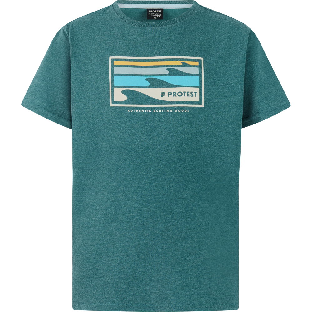 Protest - Ray JR T-Shirt Kinder dark teal