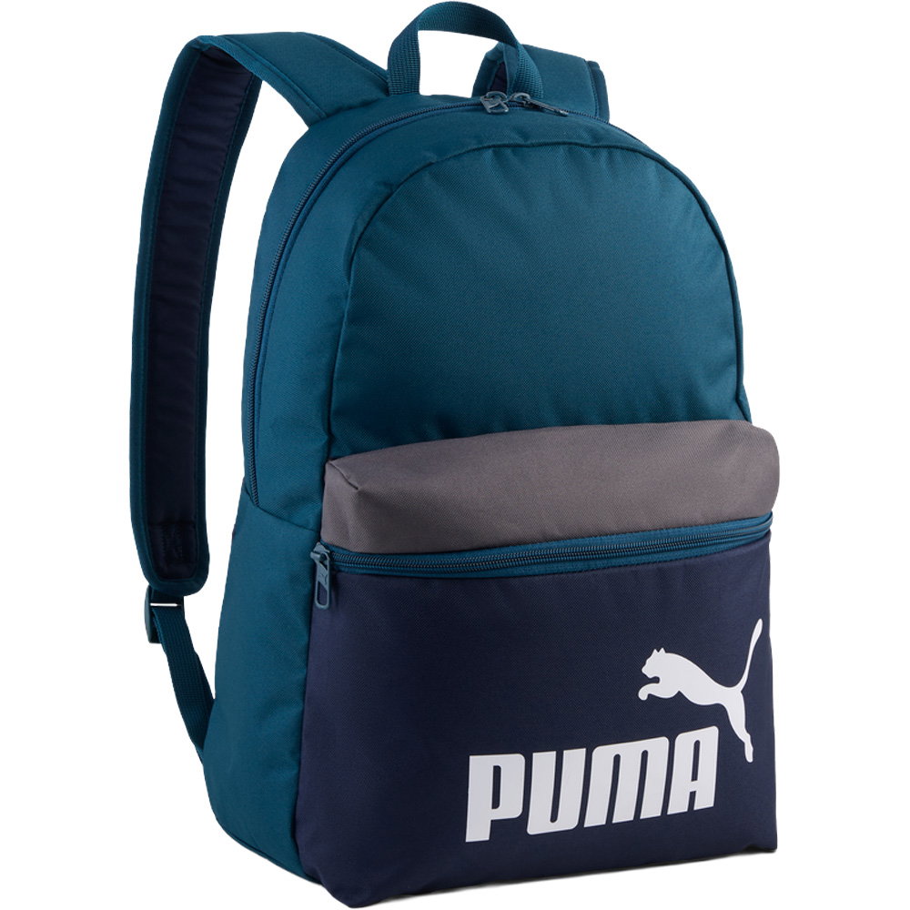 Puma - Phase Color Block Rucksack midnight petrol