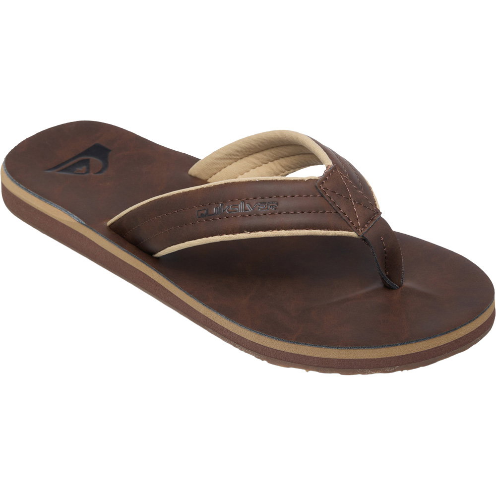 Quiksilver - Carver Nubuck Flip Flops Herren braun