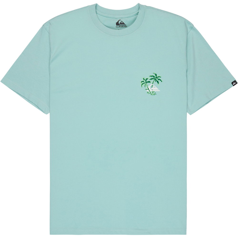 Quiksilver - Evo Learning From Nature T-Shirt Herren blue haze