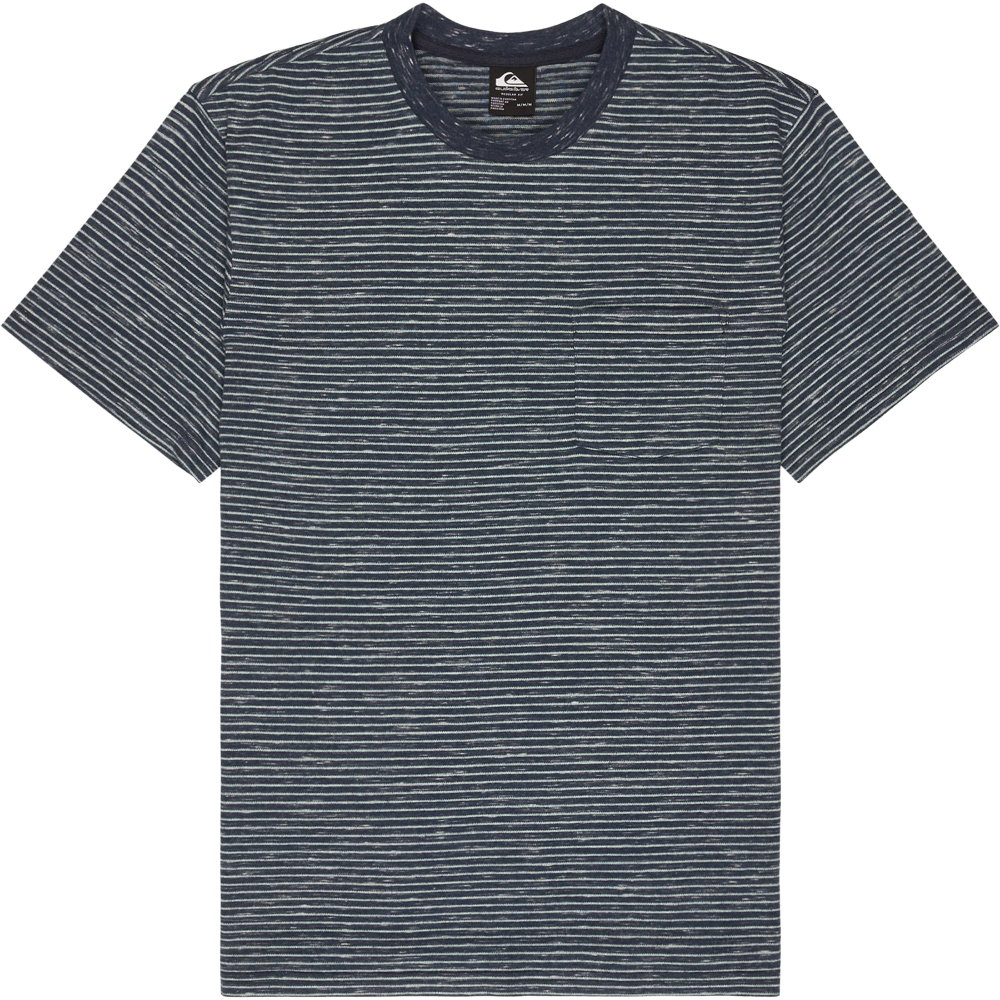Quiksilver - Lopaz Striped Pocket T-Shirt Herren dark navy lopaz stripes