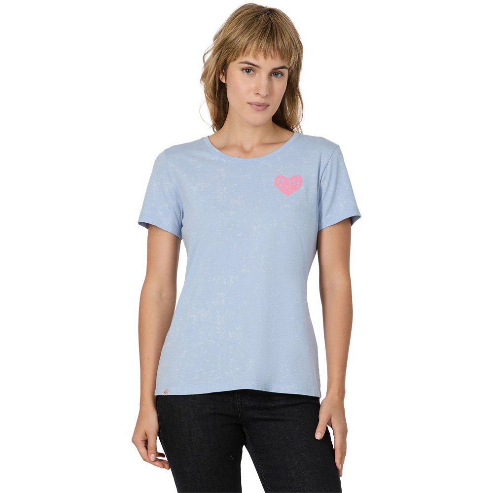 ragwear - Mintta Print T-Shirt Damen arctic blue 255317_1268