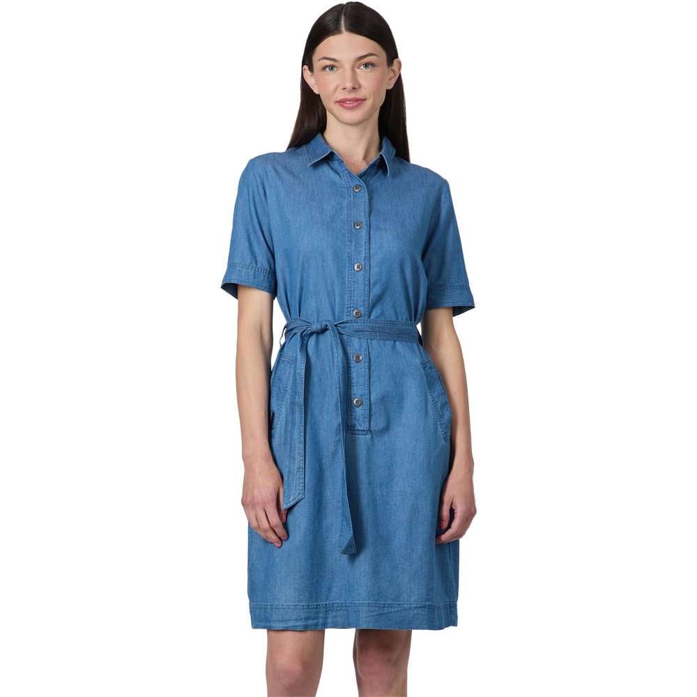 ragwear - Rozyna Denim Kleid Damen blau