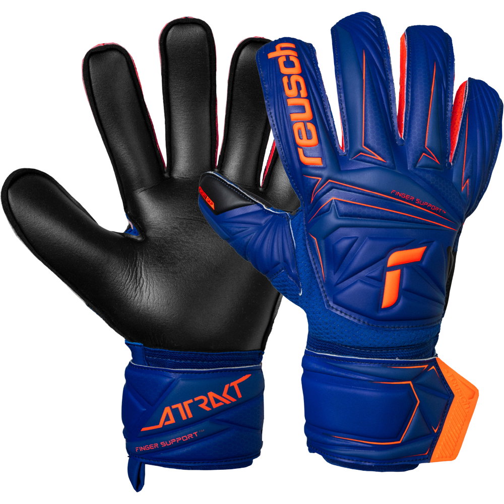 Reusch - Attrakt Infinity Finger Support Torwarthandschuhe sharp blue