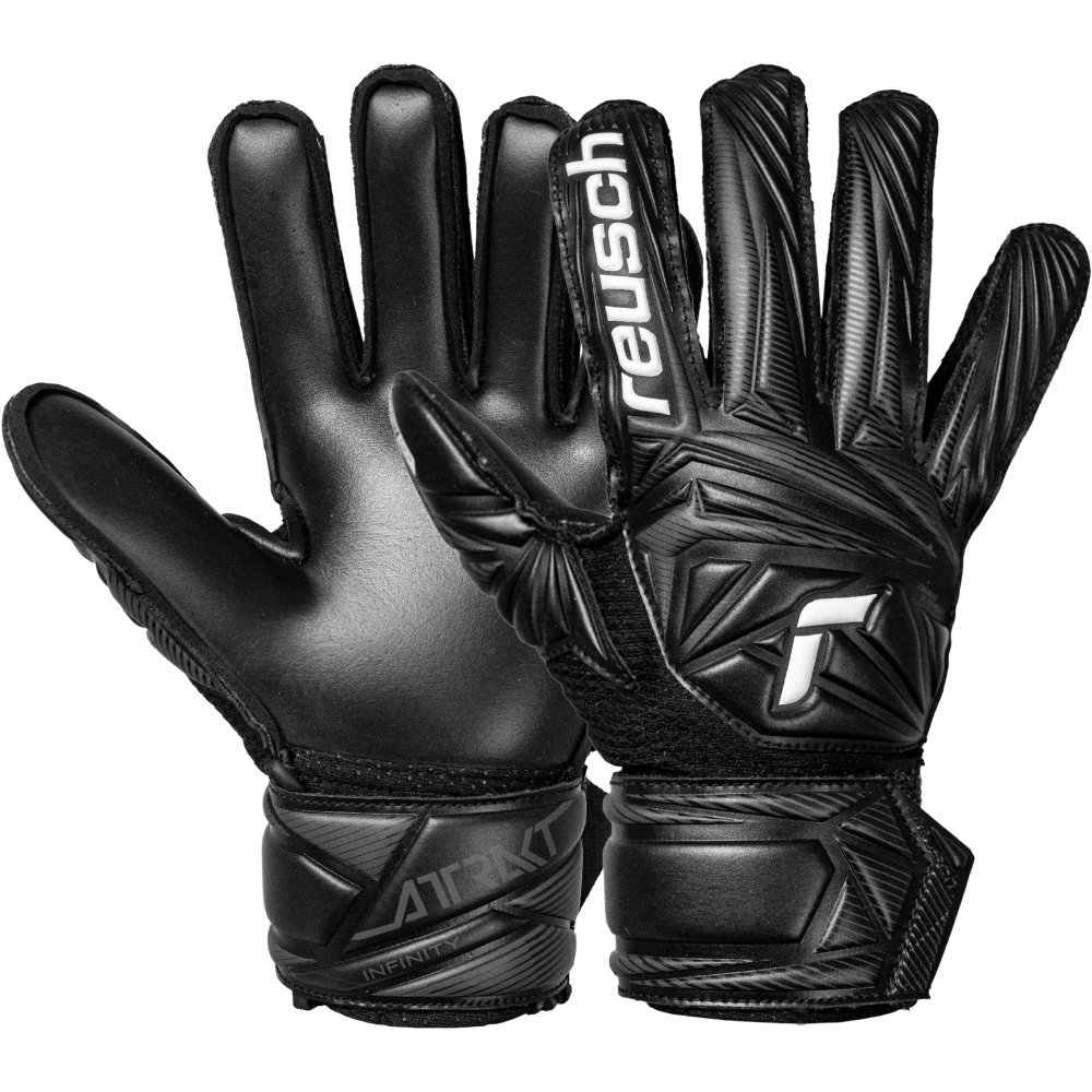 Reusch - Attrakt Infinity Junior Torwarthandschuhe Kinder schwarz