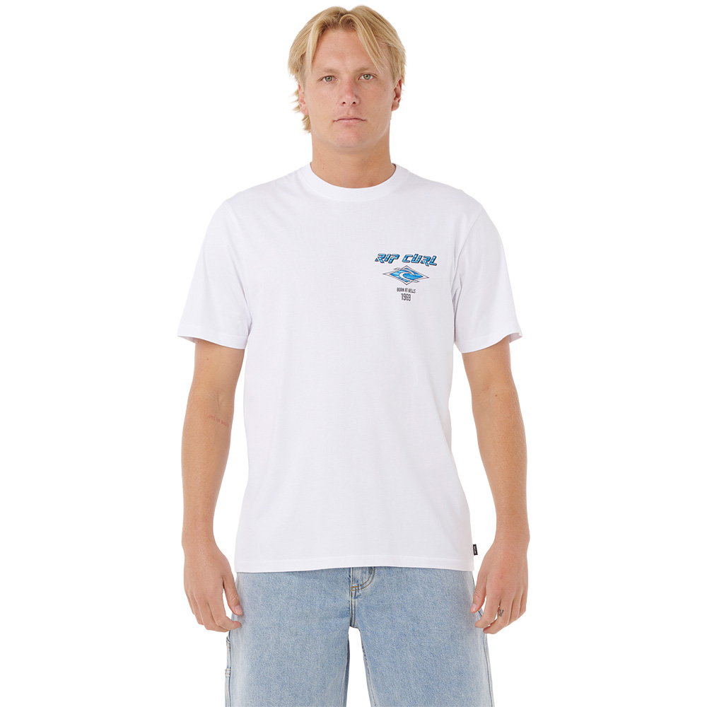 Rip Curl - Fade Out Icon T-Shirt Herren weiß