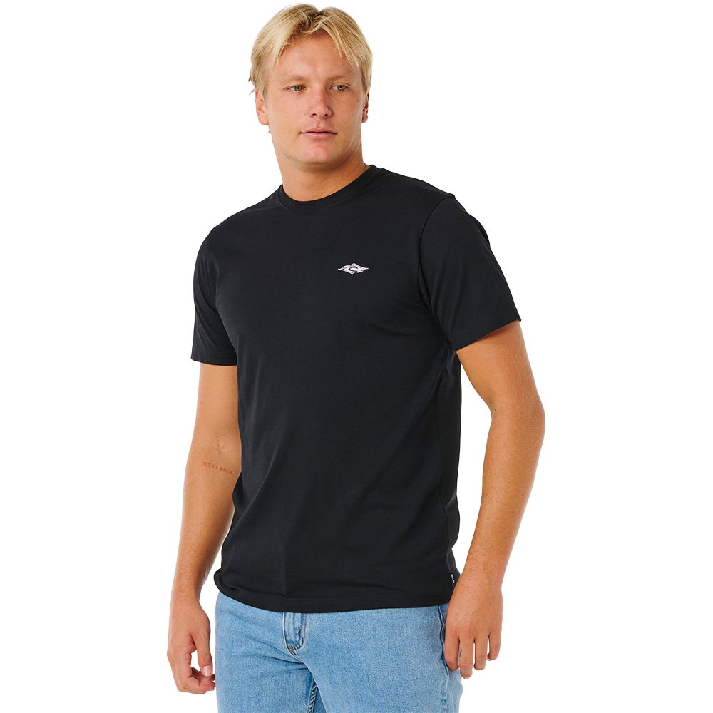 Rip Curl - Streamline Embroid T-Shirt Herren schwarz