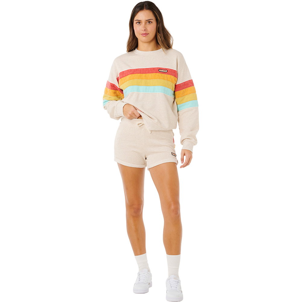Rip Curl - Surf Revival Fleece Shorts Damen oatmeal