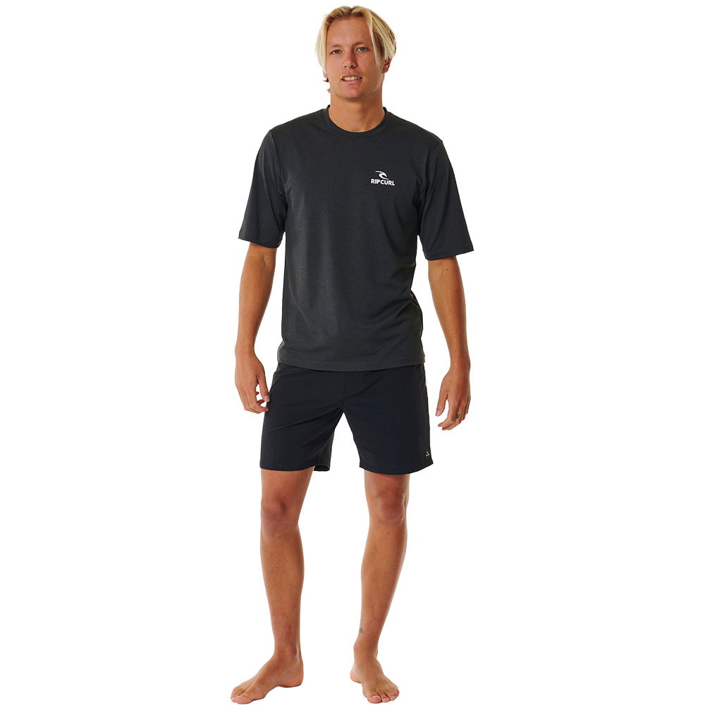 Rip Curl - Stack UV-Shirt Herren black marle