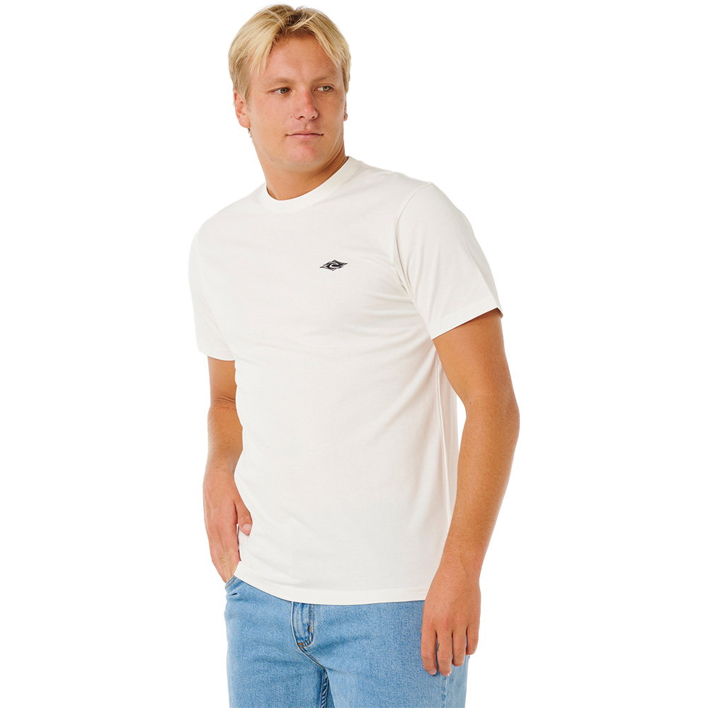 Rip Curl - Streamline Embroid T-Shirt Herren bone
