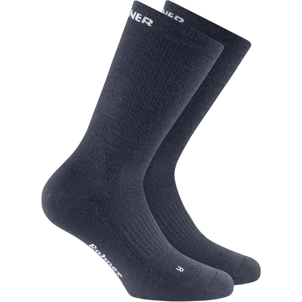 Rohner - Dynamic Merino l/r Wandersocken marine dunkel