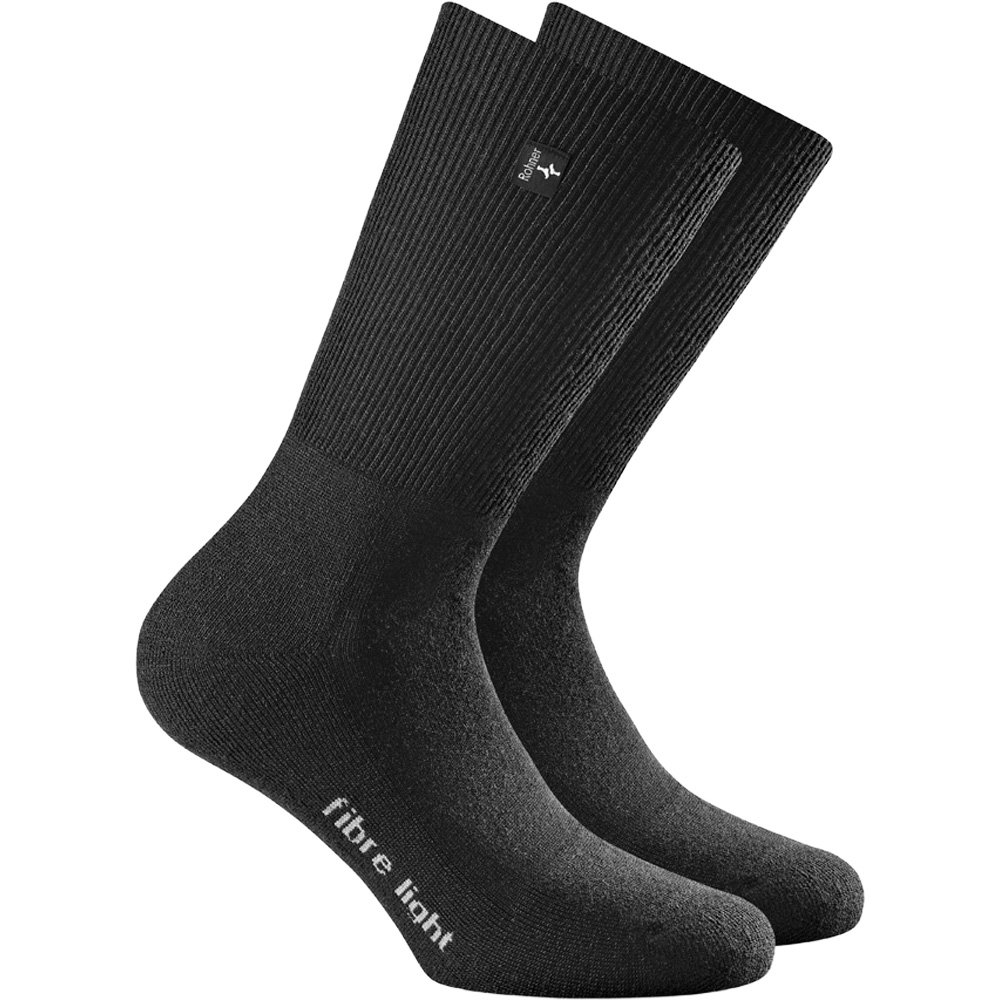 Rohner - Fibre Light Super Outdoorsocken schwarz
