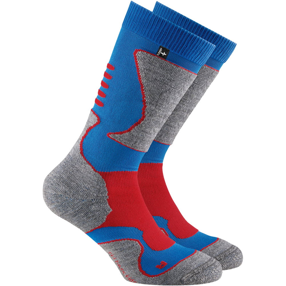 Rohner - Ski Base L/R Socken Kinder blau