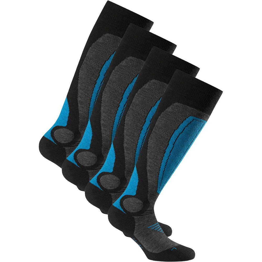 Rohner - 2er Pack Skisocken Kinder ocean