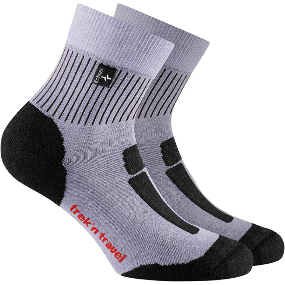 Rohner - Trek'n Travel l/r Wandersocken lavendel