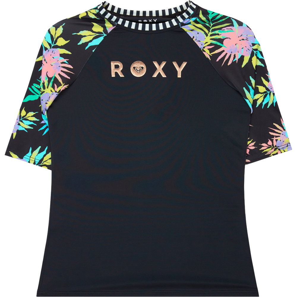 Roxy - Active Rashguard Mädchen anthracite aquarella active