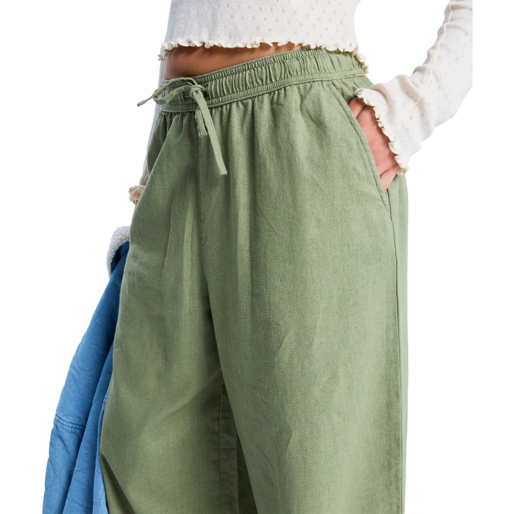 Roxy - Lekeitio Break Mid Hose Damen oil green