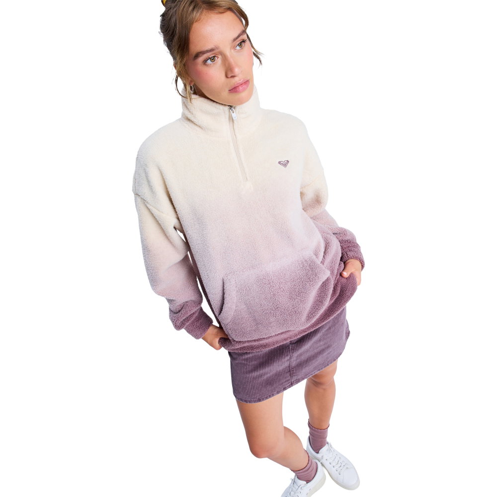 Roxy - Live Out Loud Halfzip Fleece Damen huckleberry