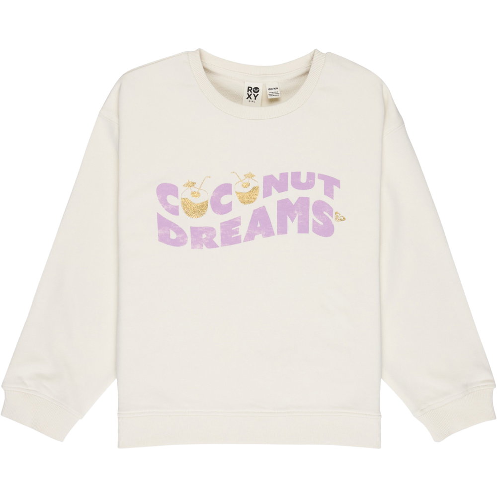 Roxy - Morning Hike Terry Sweatshirt Mädchen coconut milk