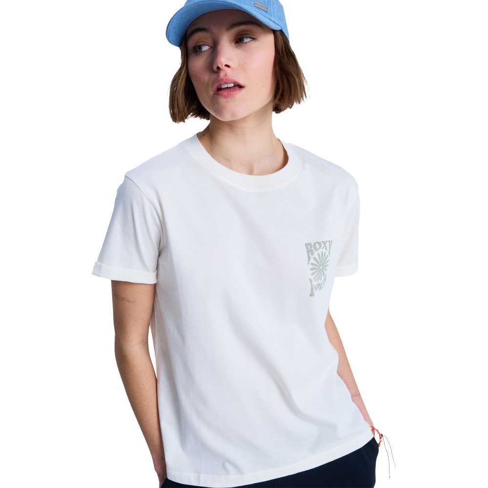 Roxy - Oceanregular T-Shirt Damen coconut milk