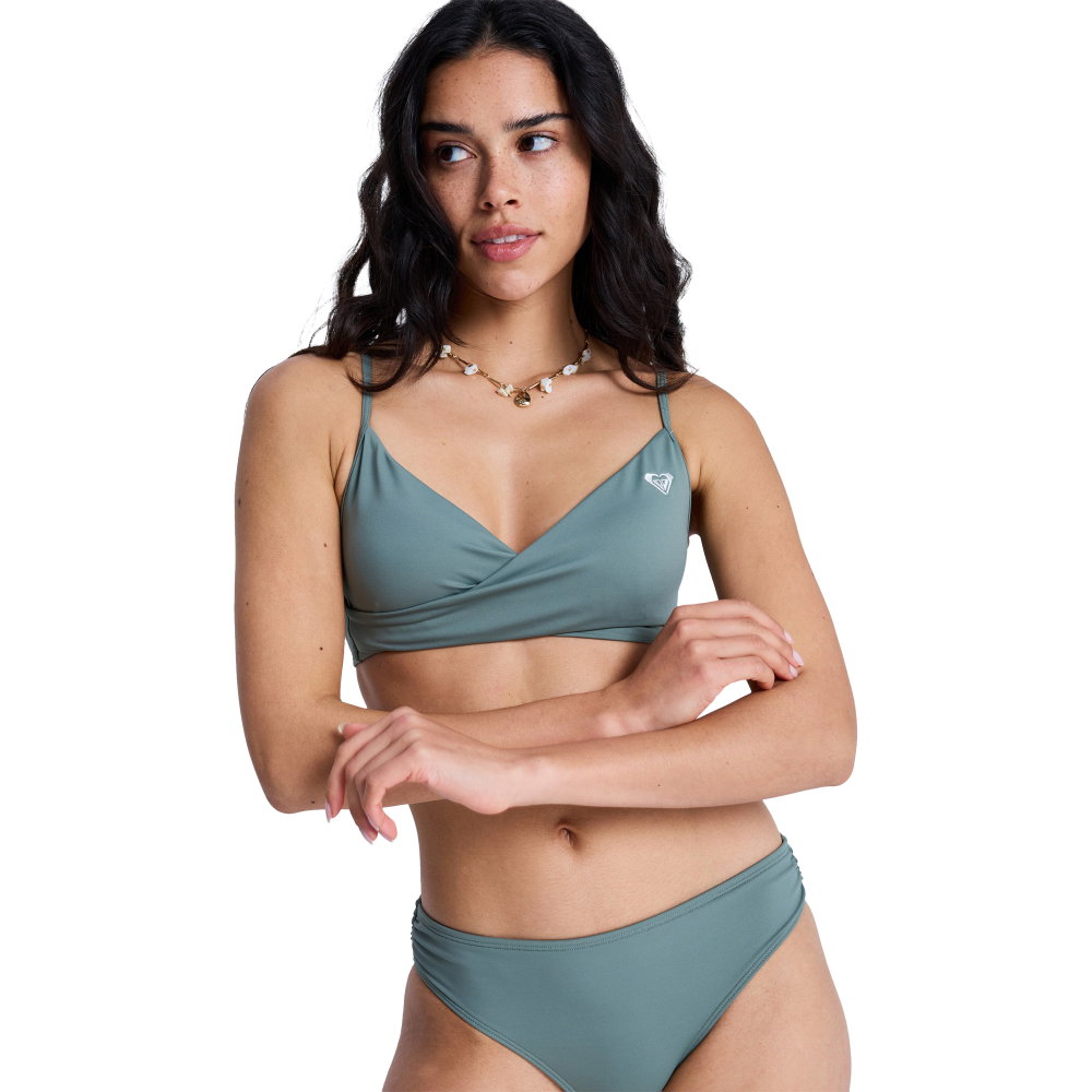 Roxy - Solid Essentials Bralette Bikinitop Damen agave green