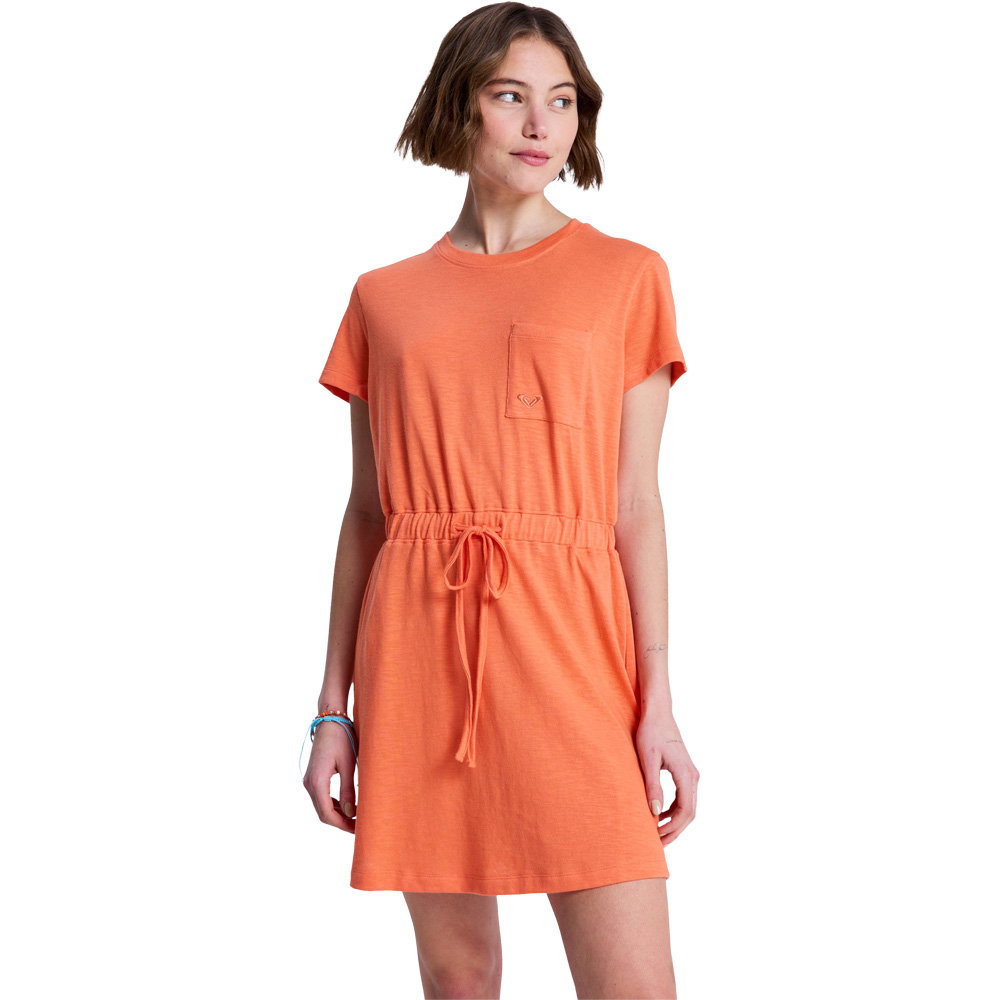 Roxy - Sunny Expeditio T-Shirt-Kleid Damen camellia