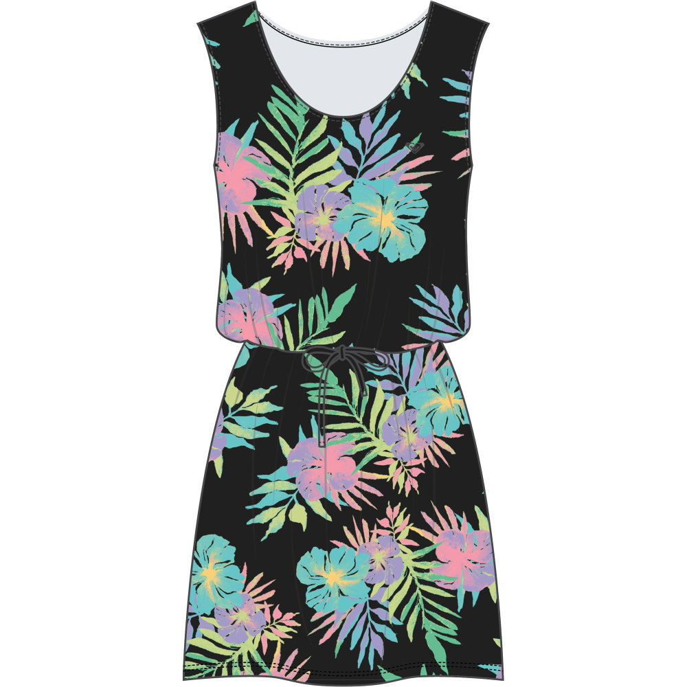 Roxy - Surfs Up Kleid Mädchen anthracite aquarella active