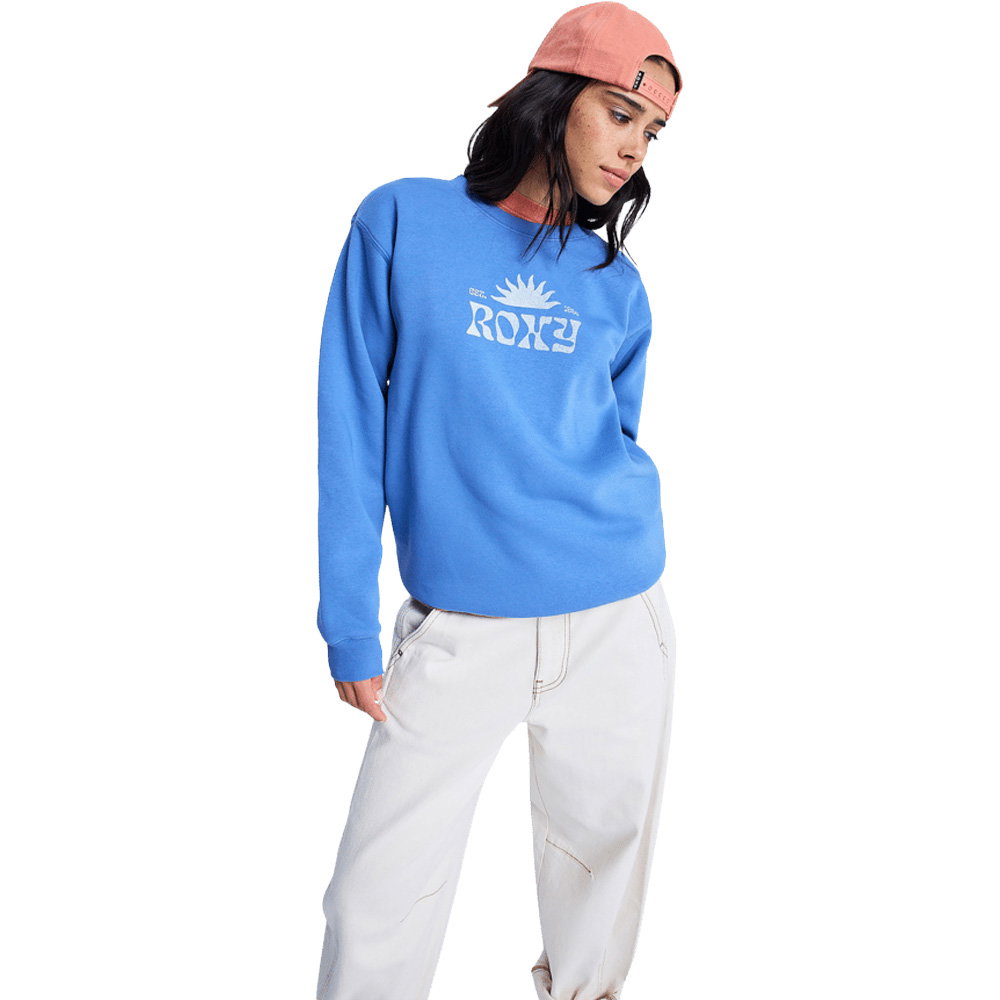Roxy - Surf Stoked Brushed Vint Sweatshirt Damen dutch blue