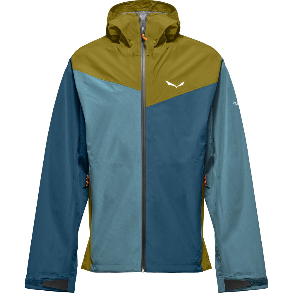SALEWA - Puez Aqua 4 PTX 2.5L Regenjacke Herren olive oil