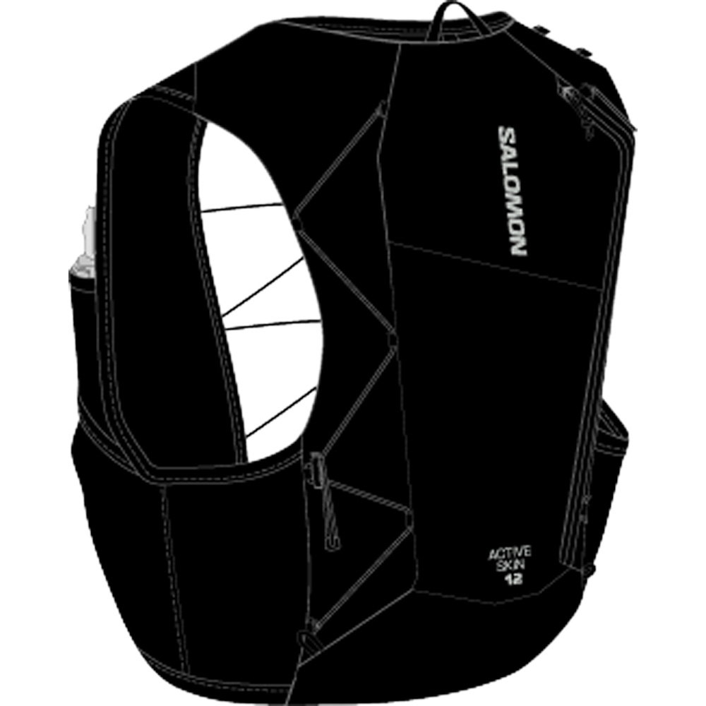 Salomon - Active Skin 12 Laufweste schwarz 254162_1269