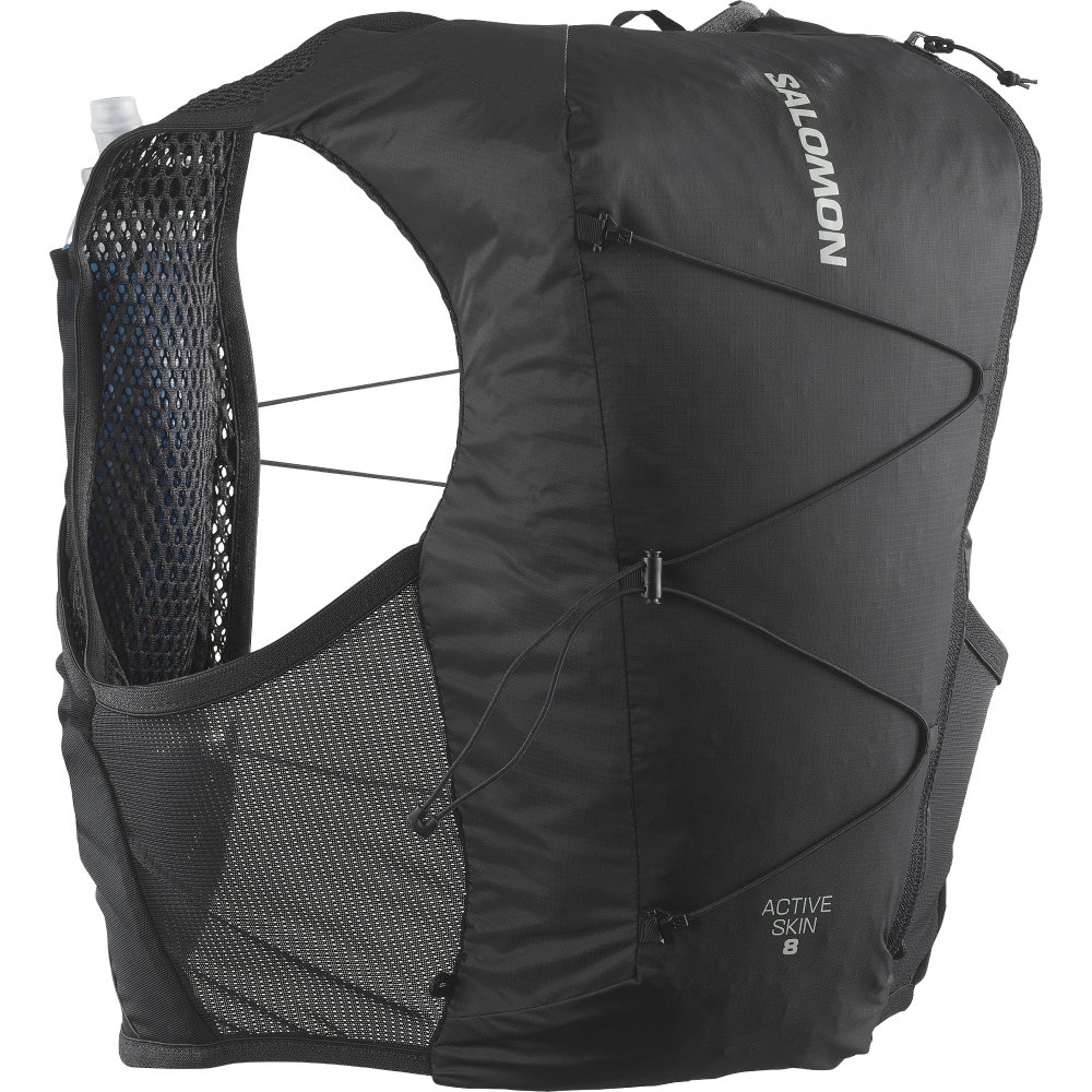 Salomon - Active Skin 8 mit Flasks Laufweste schwarz