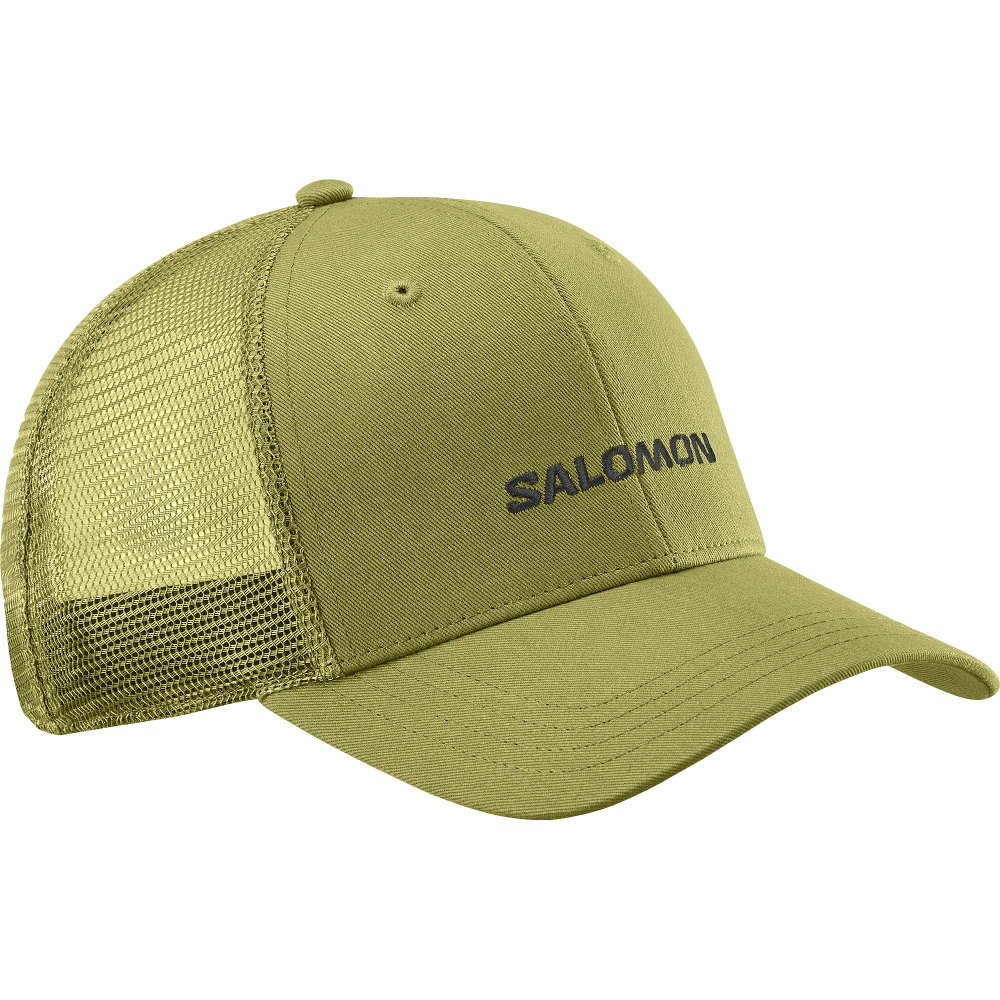 Salomon - Logo Trucker Cap cardamon seed