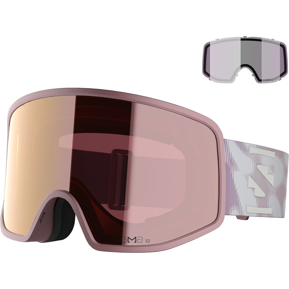 Salomon - Sentry Pro Sigma Skibrille +1 Linse dawn pink