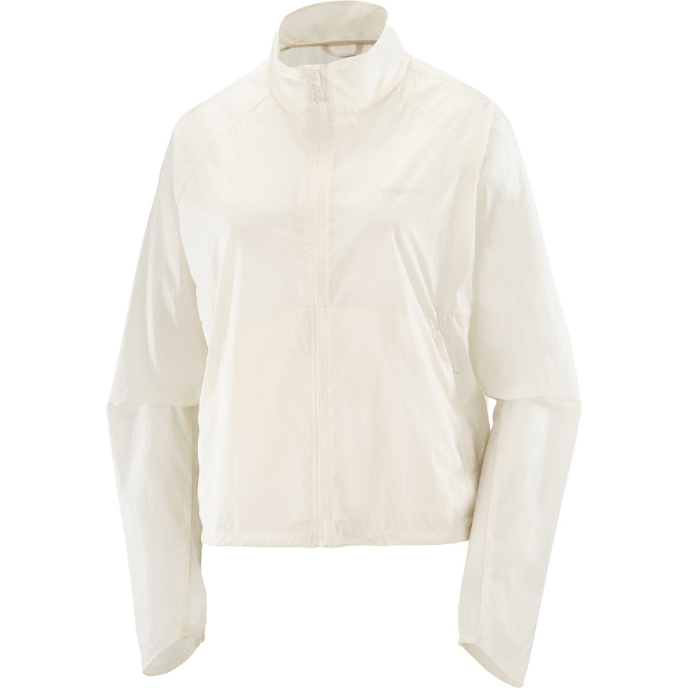 Salomon - Fly Motion Laufjacke Damen whisper white