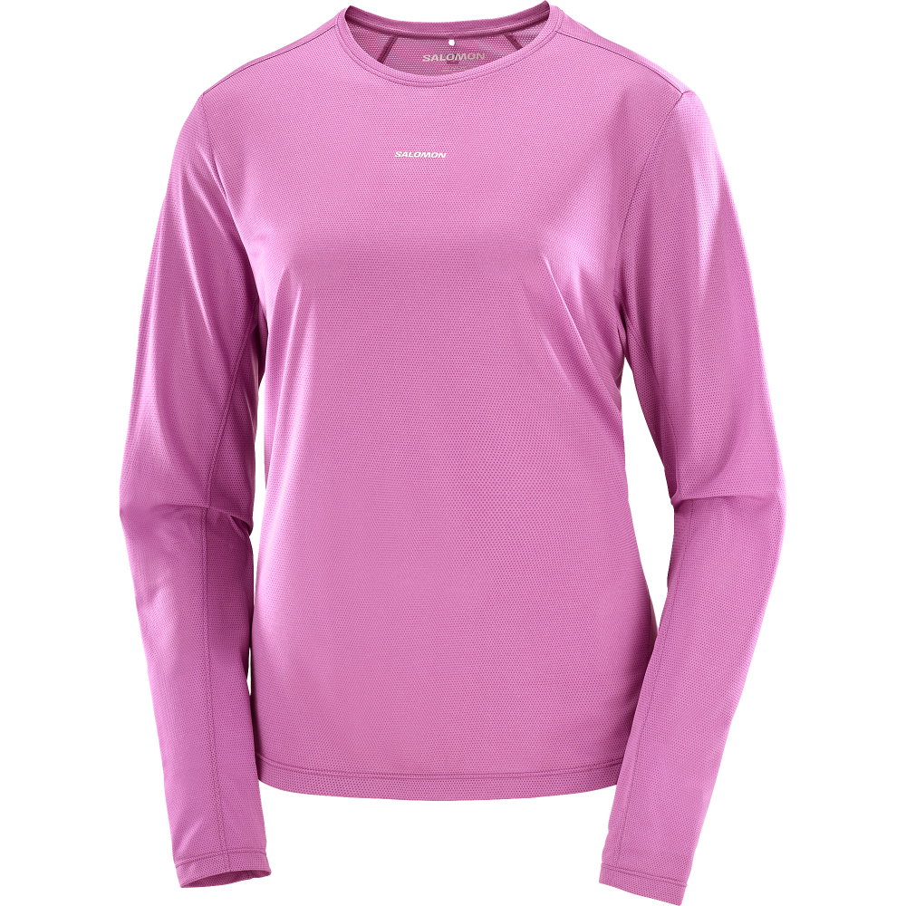 Salomon - Core Longsleeve T-Shirt Damen iris orchid