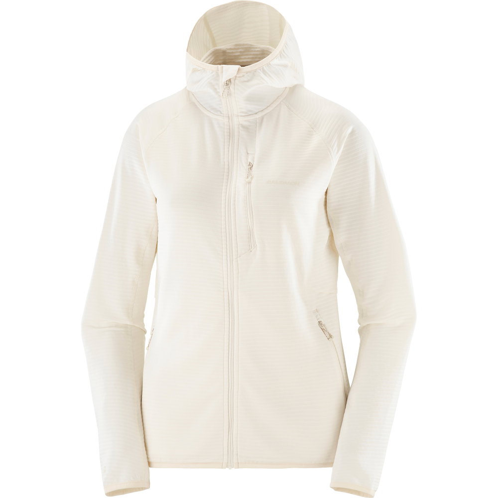 Salomon - Essential Lightwarm Hoodie Damen whisper white