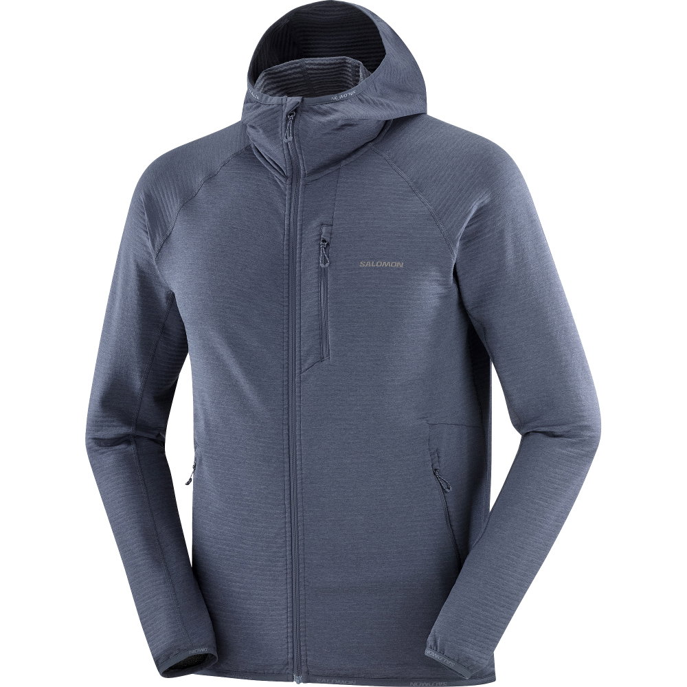Salomon - Essential Lightwarm Hoodie Herren blue nights