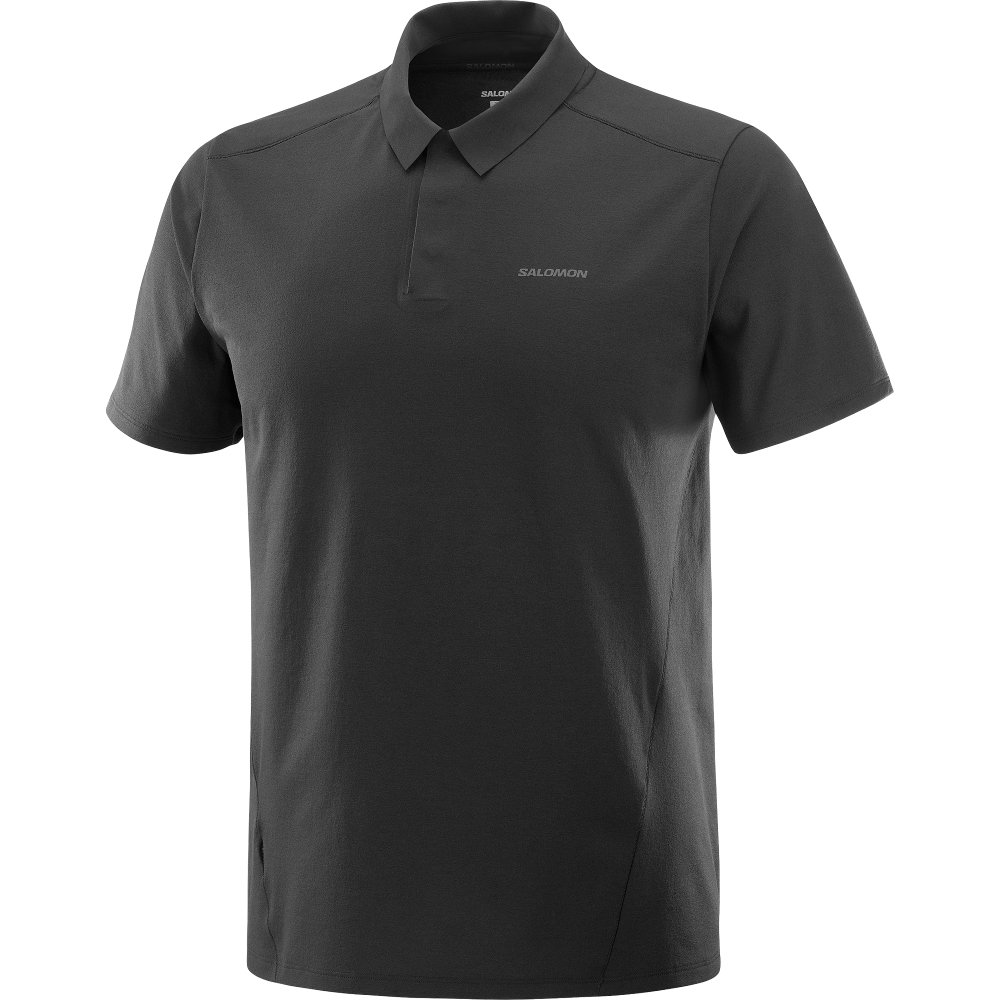 Salomon - Trackline Polo Herren deep black