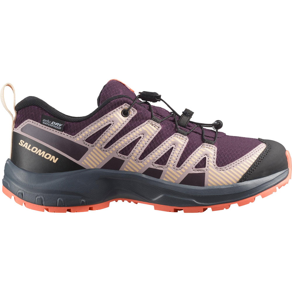 Salomon - XA PRO V8 WP Wanderschuhe Kinder plum kitten