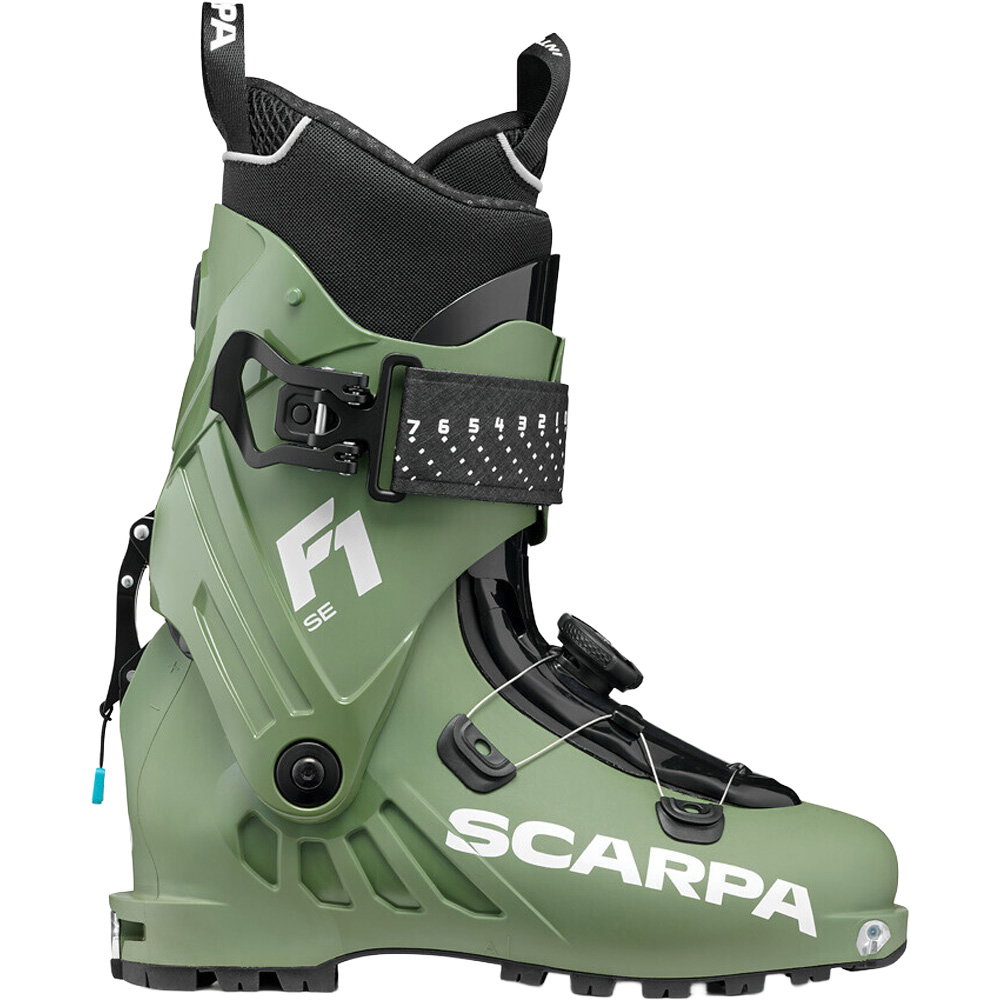Scarpa - F1 SE Touring Ski Boots Men olive green at Sport Bittl Shop